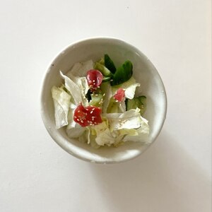 レタスの梅サラダ(ごま油 白だし 鰹節)